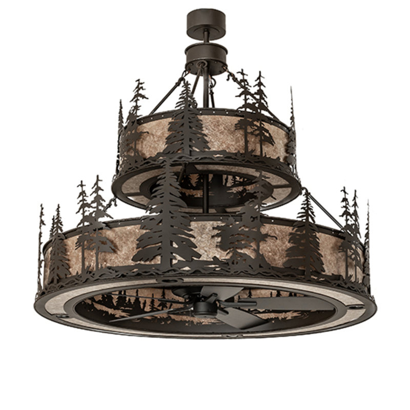 Tall Pines Downrod Ceiling Fan