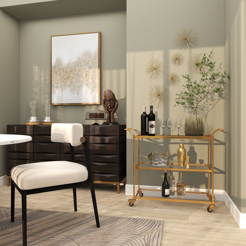 Ensemble de décoration murale en métal 3D Long Spike Starburst Home, Doré