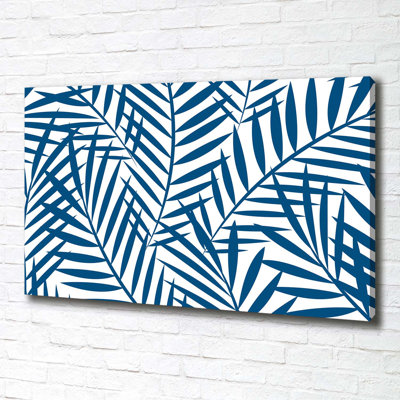 Leaves Of Palm - Wrapped Canvas Print