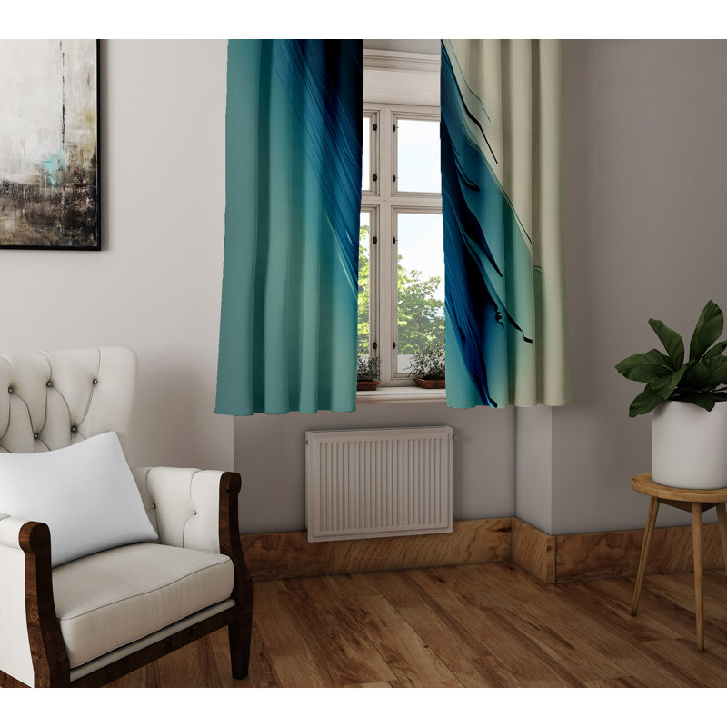Rideau en polyester Allegany, L 20 po x L 82 po
