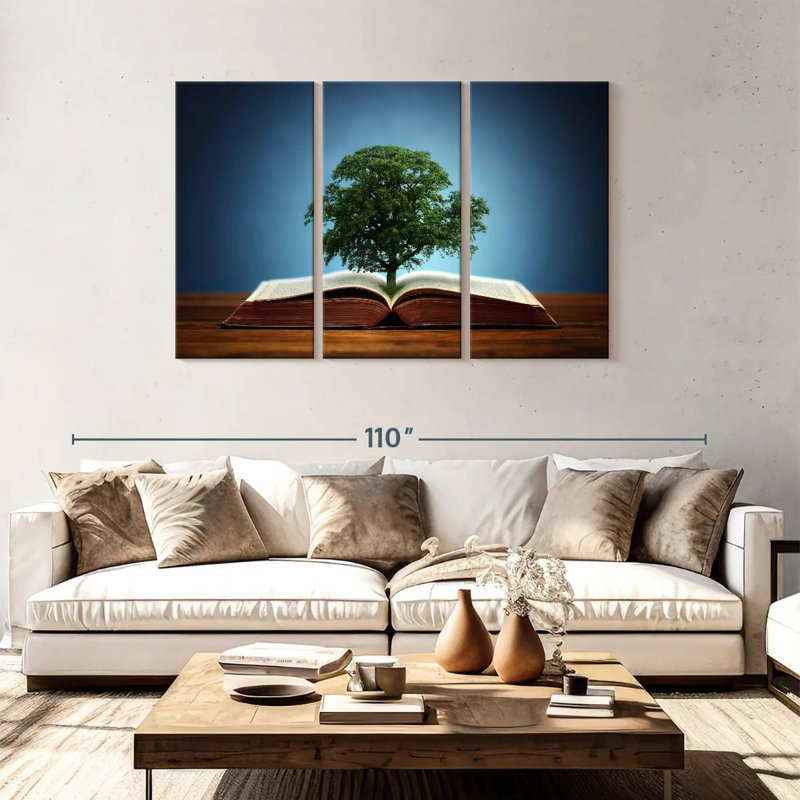 Kerner Book Of Wisdom, 48" H x 74" W