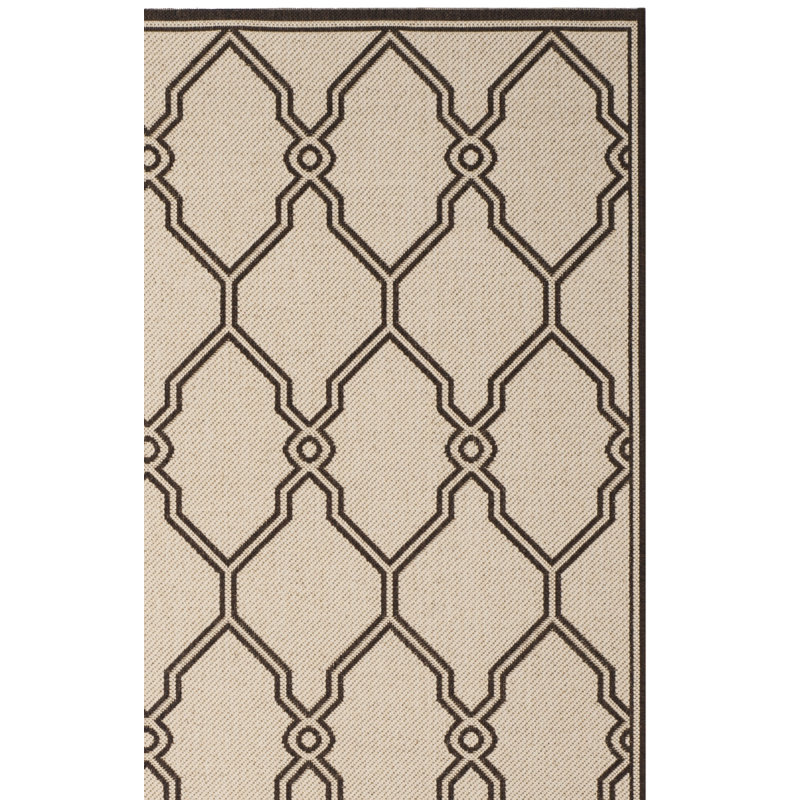 Tapis naturel contemporain Miesha, Tapis de couloir 2 pi 2 po x 8 pi