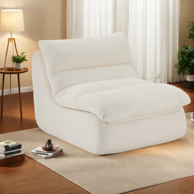 Spacious Modern Metal Sofas, Comfortable Cushioned Seat for Home or Office
