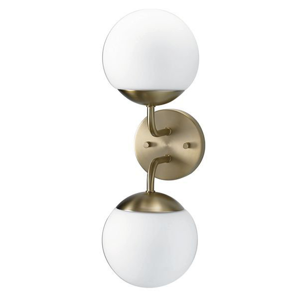 Applique murale en acier Yuming, Blanc, Noir