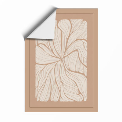 Radiating Bloom Botanical - Framed Print