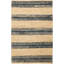 Tapis en jute / coton noué à la main Hedman beige / brun / bleu-19267645