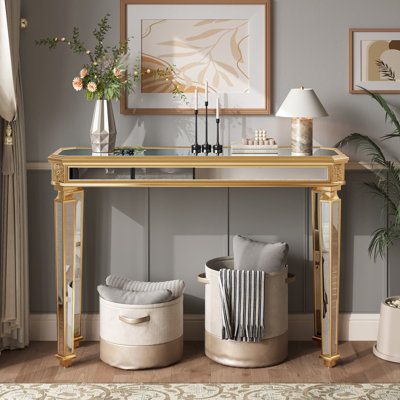 Chasidi 48''W Mirror Console Table