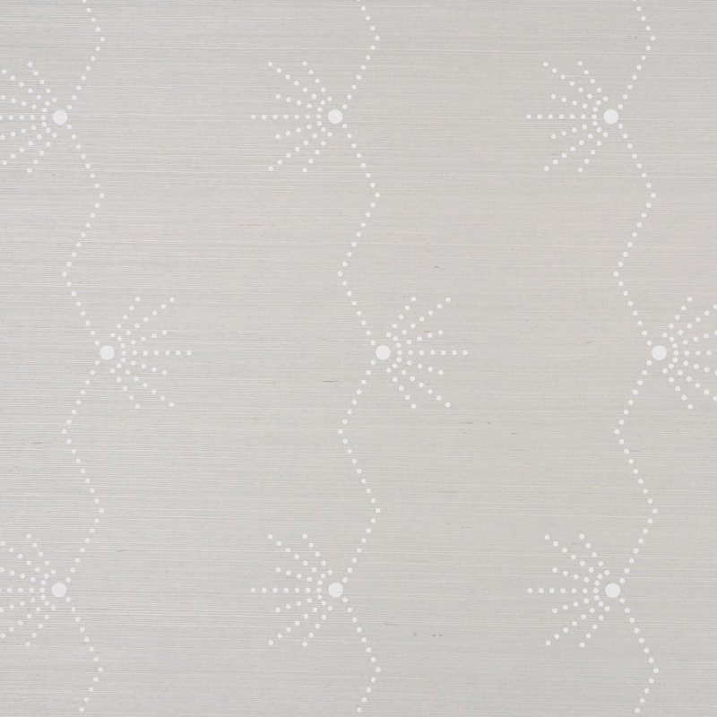 Royere Stripe Sisal Wallpaper, Gray