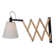 Aoki Wood Plug-in Swing Arm Sconce