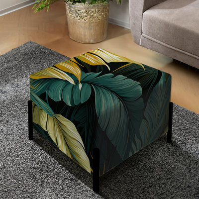 Mirage Radiance Tropical Motif I - repose-pieds carré tropical