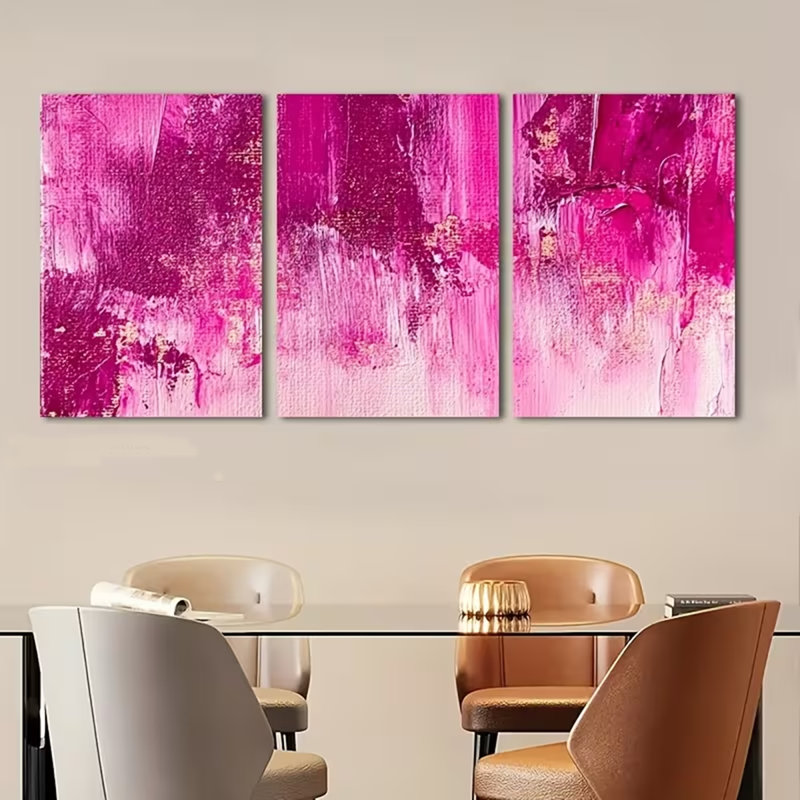 3 Piece Wrapped Canvas Print, 40 cm H x 30 cm W