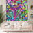 Vibrant Graffi Street Paint Peel & Stick Border-93867409