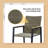 Outdoor Patio Conversation Set - 7-Piece Acacia Wood Table, All-Weather Rattan Furniture, Brown Gray Color
