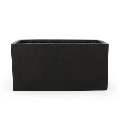 OUTDOOR LARGE SQUARE MGO PLANTER 35''L