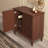   Gurbachan 31" Mid-Century Buffet with Adjustable Shelves and Removable Tall Wine Glass Rack-1070325292