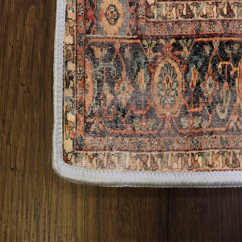 Elegant Hall Carpet, 31.5 x 78.7 inches | 100% Polyester, 0.4 inch Pile Height | Antibacterial, Non-Slip PVC Felt Dot Underside | Machine Washable, Durable Woven Design | Perfect for Entryways & Living Spaces