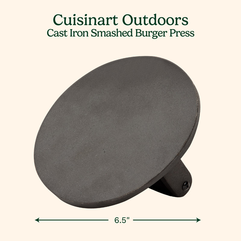 Cuisinart Cast Iron Smashed Burgers Press