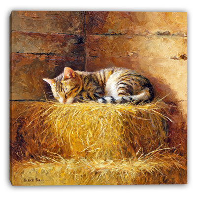 Art mural sur toile Hayloft Dreams
