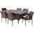 6 - Person Patio Dining Set Rectangular Table
