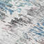 Tapis intérieur / extérieur bleu en polyester tissé à la machine Yakita-87382082