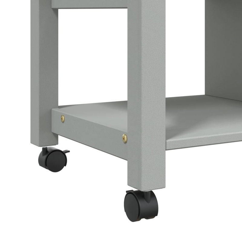 Kitchen Serving Cart, Grey