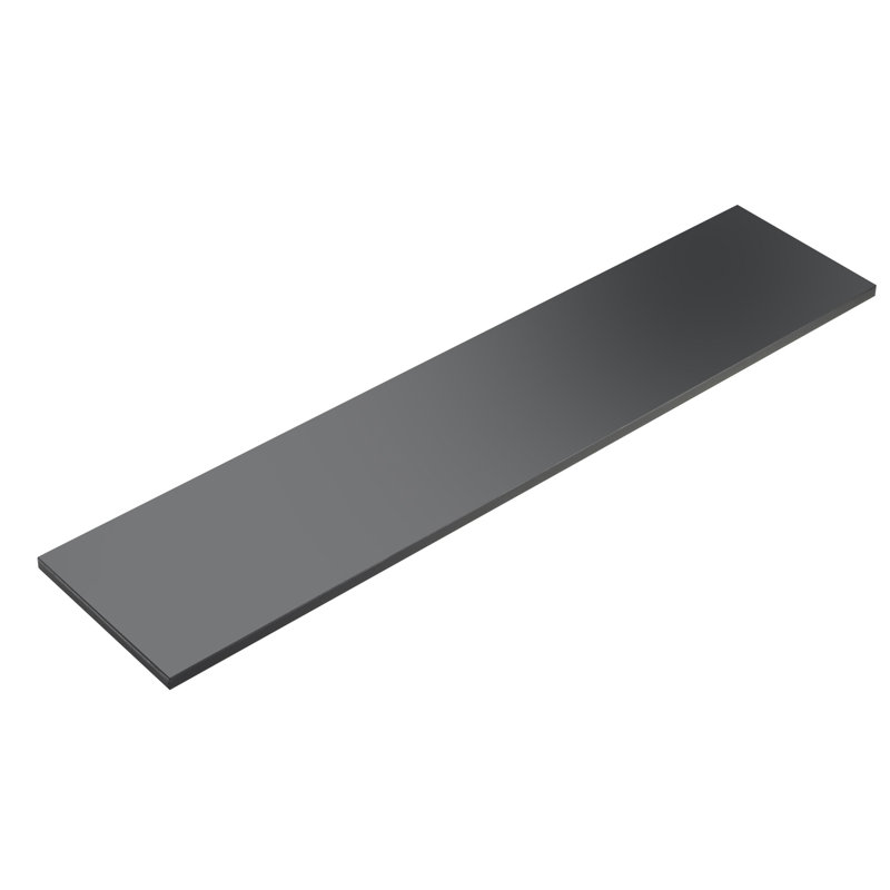 Tablette rectangulaire pour contremarches élévatrices Interink - 7 po x 32 po, Minuit