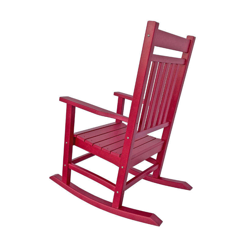 Chaise berçante d'extérieur Wallis, Rouge