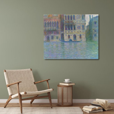 Red Barrel Studio® Monet, Claude Gallery Wrapped Canvas Art Titled: Venice, Palazzo Dario