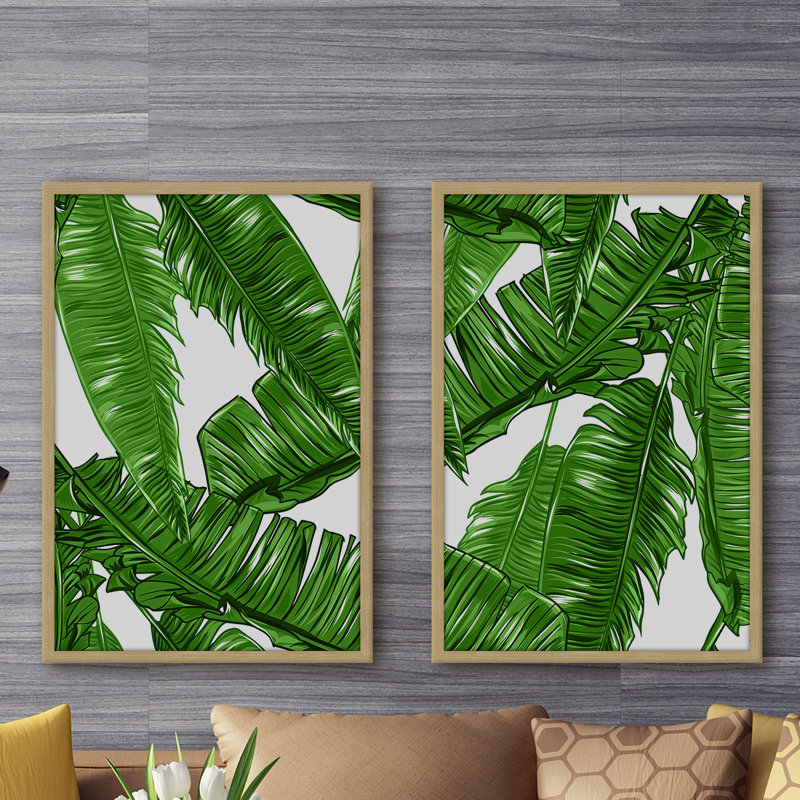 Cadre photo callaway diptych, impression sur papier, H 36 po x l 24 po x L 1,5 po, Encadré naturel