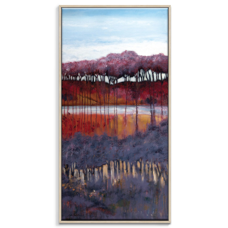 Blackberry Creek by Lydia Ben-Natan - Painting on Canvas, 102cm H x 51cm W, Timber