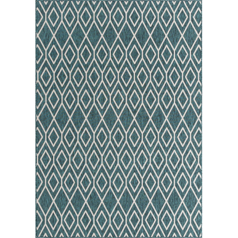 Turks and Caicos Indoor/Outdoor Rug, Rectangle 7'1" x 10'
