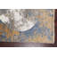 Tapis oriental contemporain abstrait à motif végétal noué à la main 4 x 6