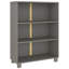 Huckstadt 112 cm H x 85 cm W Solid Wood Standard Bookcase-496310178