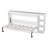 Twin Size Murphy Bed With Bookshelf, White-1746948159-1746948157