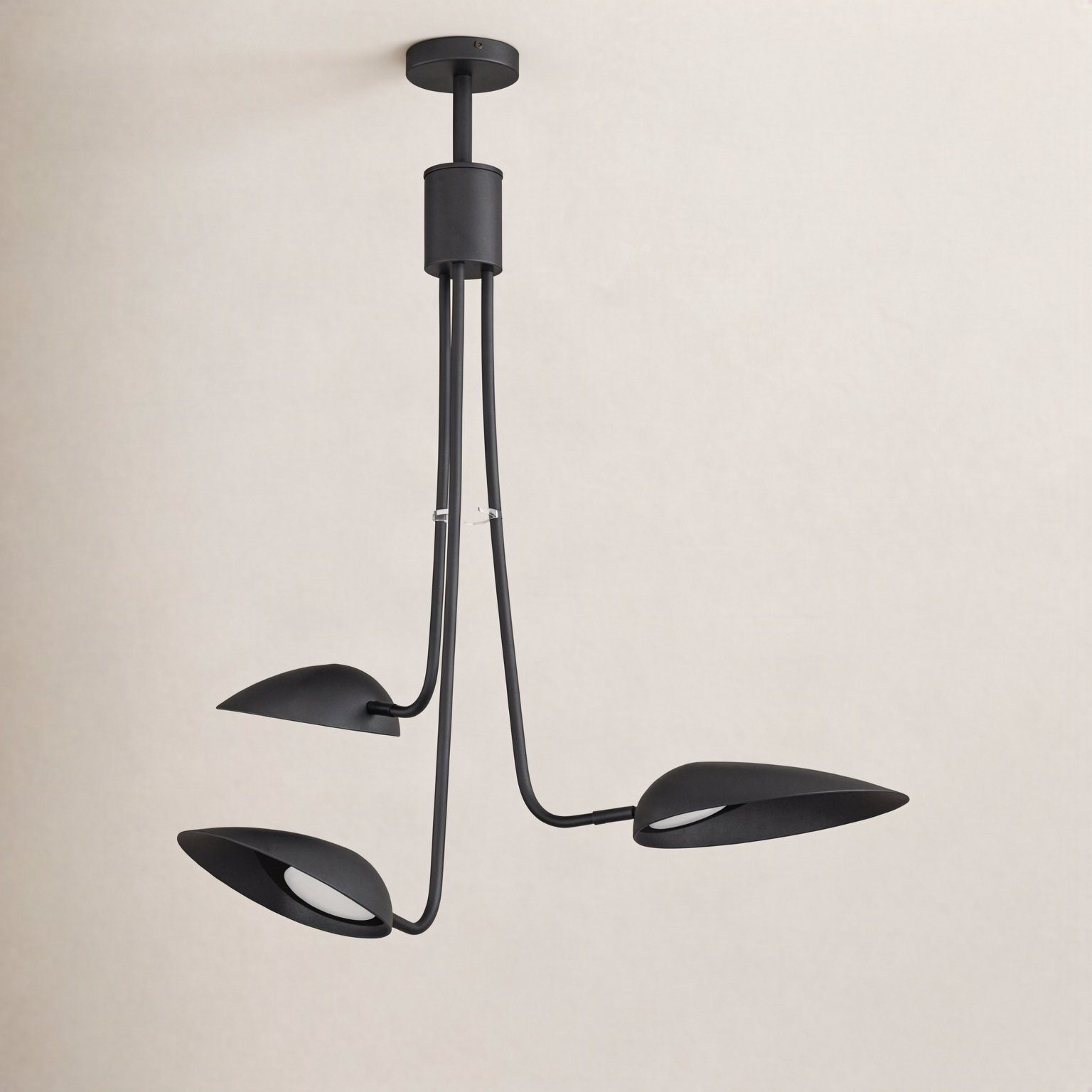 Inge 3 Light Dimmable LED Plug-in Pendant