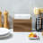 Solid Acacia Wood Upright Napkin Holder