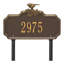 Enseigne de jardin personnalisée 1 ligne chickadee ivy-40043258-39821312