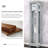 77.17"Luxury-modern grey solid wood floor clock and wall clock