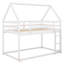 Lit simple superposé simple au-dessus de simple, lit maison avec échelle-1670187344