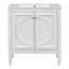 Meuble-lavabo de 30 po avec lavabo, deux portes avec tablette, charnières de porte à fermeture en douceur, style rétro -109906738