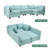 Ryilee Upholstered U-Shaped Sectional Symmetrical-103538532