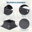 FXSGER Black Metal Hardware for Pergola