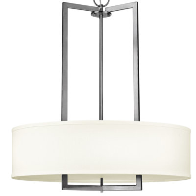Hampton 3 - Light Unique / Statement Drum Pendant