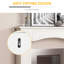 Manteau de cheminée moderne, manteaux de bordure pour foyer avec motif décoratif largeur intérieure 29 po blanc