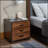 Two-Tone Nightstand With 3 Drawers-1261082239