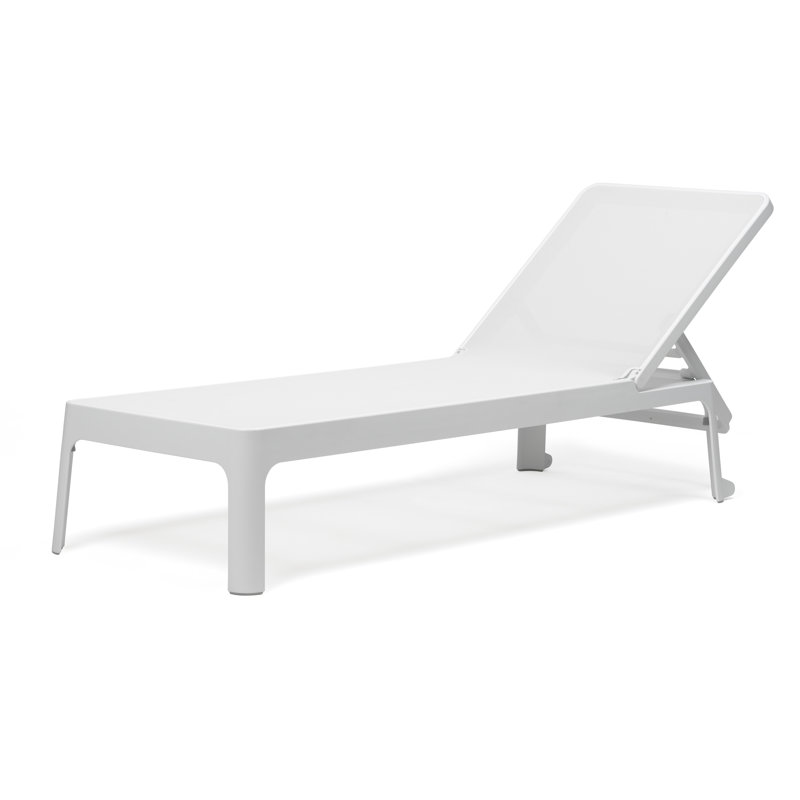 Plano Chaise Lounge , White