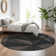 Premium Machine Washable Cerrito Black Rug