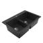 Ensemble d'évier de cuisine encastré à double cuve 50/50 Karran Quartz 33 "X 22"-54821664