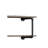 Antique Oak & Sandy Gray Wall Shelf - 2 For Storage And Display, Metal Frame, Mixed Material Look, Simple Installation, Fits Various Rooms In House Rack Solution, Construction, Blends Wood Metal,