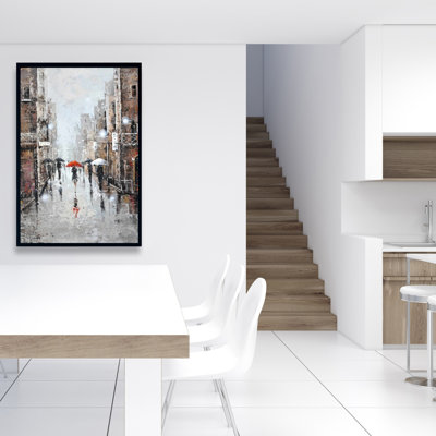 «City Rain», reproduction sur toile